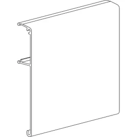   ?TERNO bepattintható takaró 1690 keskeny üveghez 3000mm méretre vágható ezüst