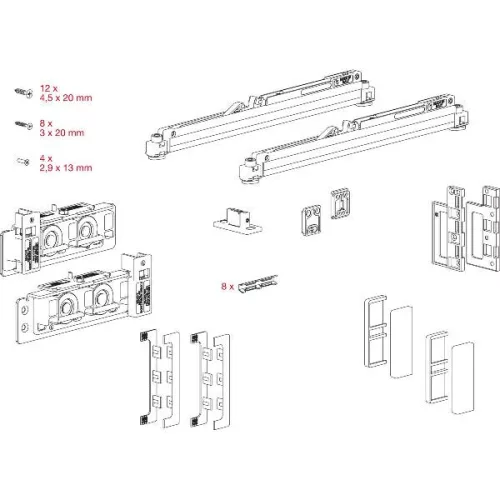 TERNO Diva Fluid vasalatkészlet fához 1-sz. 80 kg