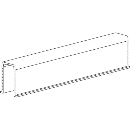 TERNO Diva Fluid alsó vezetősín 121 L=3000 mm szürke