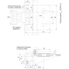 DORMA-Glas ajtópánt szárnyrész Junior Office 11.360 485 mm alu fekete RAL9005