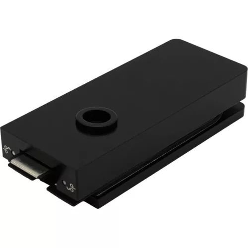 Zár Studio 1121 nem zárható 10.002 üveg 8 mm alu fekete RAL 9005 (10.149)