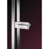 Zár Studio 1121 nem zárható 10.002 üveg 8 mm alu fekete RAL 9005 (10.149)