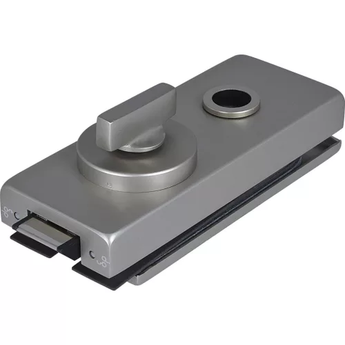 Zár Studio Classic WC félfordítóval üveg 8 mm nemesacél hatású (10.006)