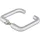 DORMA-Glas kilincspár 10.301 8 mm ezüst eloxált