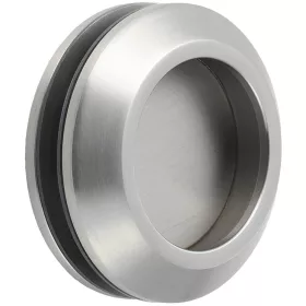   KWS tolóajtókagyló pár 5250 kerek üvegvastagság 8 - 13 mm alu ezüst eloxált