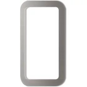   Kagylófogantyú szögletes 120x65mm öntapadós alumínium rozsdamentes hatású