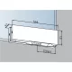 DORMA-Glas alsó sarokvasalat PT 10 üveg 10 mm ezüst eloxált (03.100)