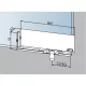 DORMA-Gla felülvilágító vasalat PT 30 ? 15 mm csappal ezüst eloxált (03.120)