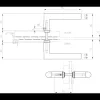 DORMA-Glas kilincspár 10.328L-forma 8 mm ezüst eloxált