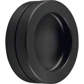   Tolóajtókagyló pár öntapadó ? 65mm alumínium fekete matt