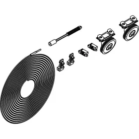   DORMA-GLAS Muto 80 szinkron szerelvény a szárny súlya 80 kg-ig