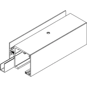   DORMA üveg Muto 80/150 méretre gyártott töltőprofil allumínium ezüst eloxálva