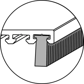 Kefetömítés Eifel PB 48 magasság 10 mm szürke műanyag