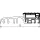 Teraszajtó küszöb EIFEL TB-75 6000 mm ezüst eloxált/fekete