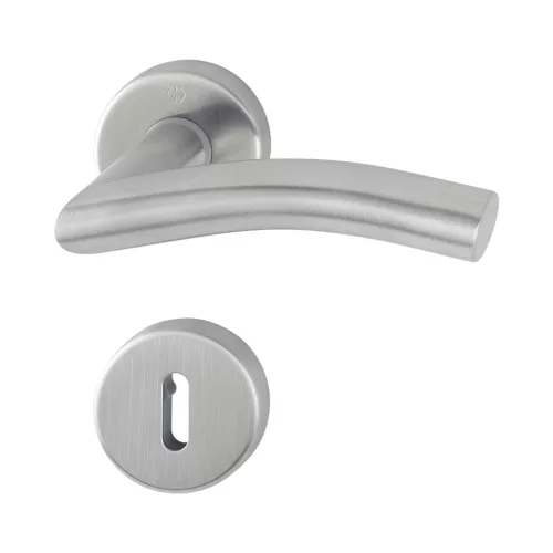 HOPPE ANTWERPEN rozettás kilincsgarnitúra 37-42 mm nemesacél matt BB