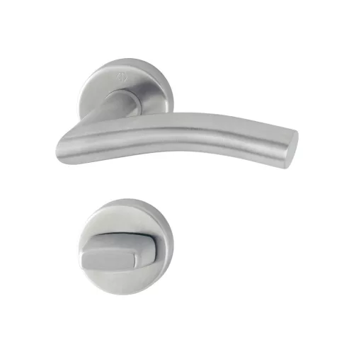 HOPPE ANTWERPEN rozettás kilincsgarnitúra 37-42 mm nemesacél matt WC