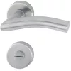 HOPPE ANTWERPEN rozettás kilincsgarnitúra 37-42 mm nemesacél matt WC