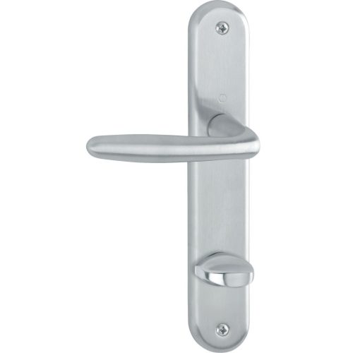 HOPPE ROISSY Hosszúpajzsos Kilincsgarnitúra WC90  matt sárgaréz balos