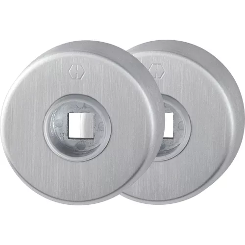 HOPPE kilincsrozetta, kerek, matt nemesacél