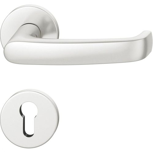 FSB kilincsgarnitúra 12 1045 ASL PZ rozettán aluminium ezüst eloxált