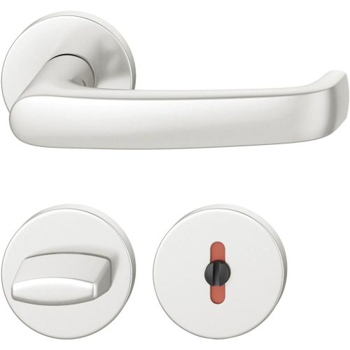 FSB kilincsgarnitúra 12 1045 ASL WC rozettán aluminium ezüst eloxált