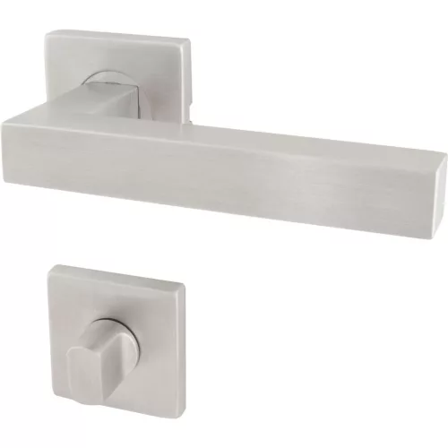 Marchesi rozettás kilincsgarnitúra PULA rozetta WC 38 - 45 nemesacél