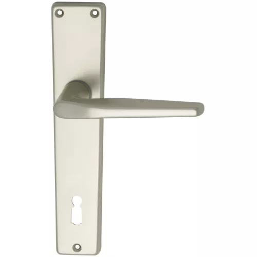 Grundmann Kilincsgarnitúra WG 2000 pajzs BB 90 38-43 újezüst eloxált