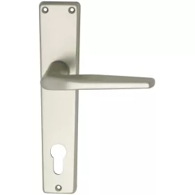   Grundmann Kilincsgarnitúra WG 2000 pajzs PZ 88 38-43 újezüst eloxált