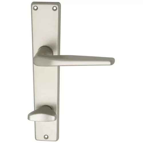 Grundmann Kilincsgarnitúra WG 2000 pajzs WC 90 38-43 újezüst eloxált