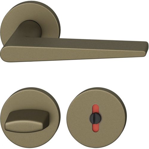 FSB kilincsgarnitúra 12 1005 ASL WC rozettán alumínium középbronz