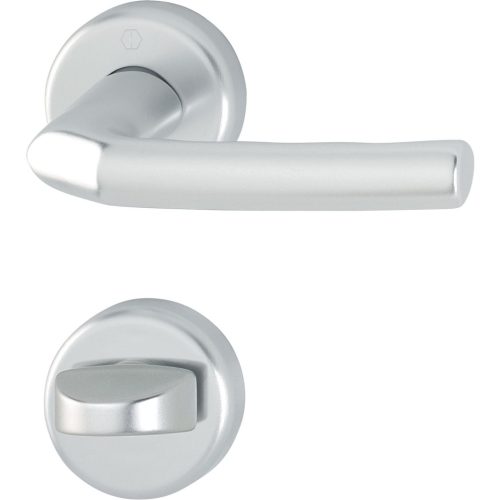 HOPPE BIRMINGHAM rozettás kilincsgarnitúra 37-42 mm F1 ezüst eloxált WC