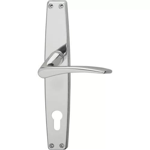 Grundmann Kilincsgarnitúra WG 1000 FAVORIT - pajzs PZ 88 38-43 alu fényes