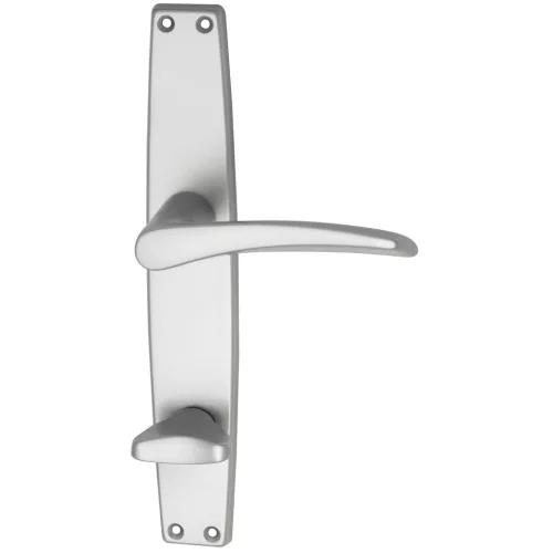 Grundmann Kilincsgarnitúra WG 1000 FAVORIT - pajzs WC 90 38-43 alu fényes