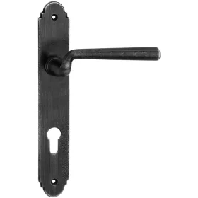   Schörghofer hosszúpajzsos kilincsgarnitúra NEUMARKT PZ 88 horganyzott antik csiszolt