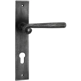   Schörghofer hosszúpajzsos kilincsgarnitúra AIST PZ 88 horganyzott antik csiszolt