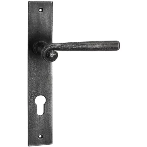 Schörghofer hosszúpajzsos kilincsgarnitúra AIST PZ 88 horganyzott antik csiszolt