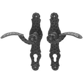   Halcö karos fogantyúgarnitúra SILL - PZ 88 lemezen horg. fekete passziv.