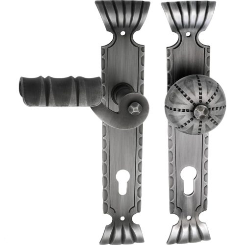 Schösswender hosszúpajzsos váltó kilincsgarnitúra TYROL PZ 88 feketepassz.bal