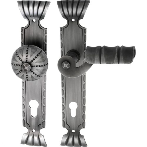 Schösswender hosszúpajzsos váltó kilincsgarnitúra TYROL PZ 88 fekete passz. jobb