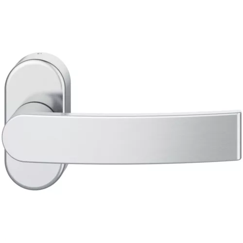 FSB keretes ajtókilincs 9 1150 fenntartórugó ovális rozetta matt rozsdamentes