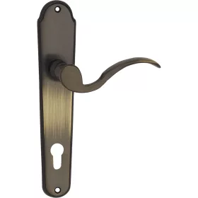   Marchesi rozettás kilincsgarnitúra Löffelform//POSTHORN pajzs PZ 88 patinázott