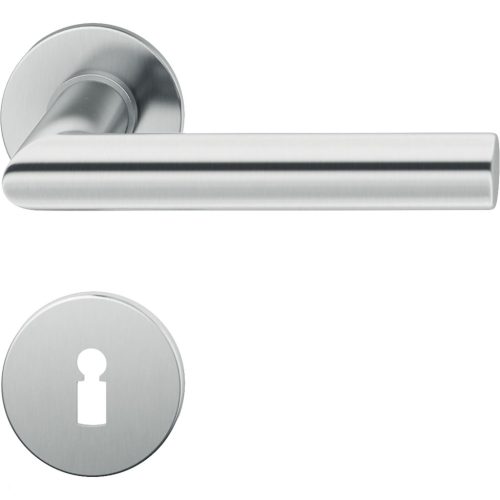 FSB kilincsgarnitúra 10 1076 lapos rozettás BB 38-42 nemesacél