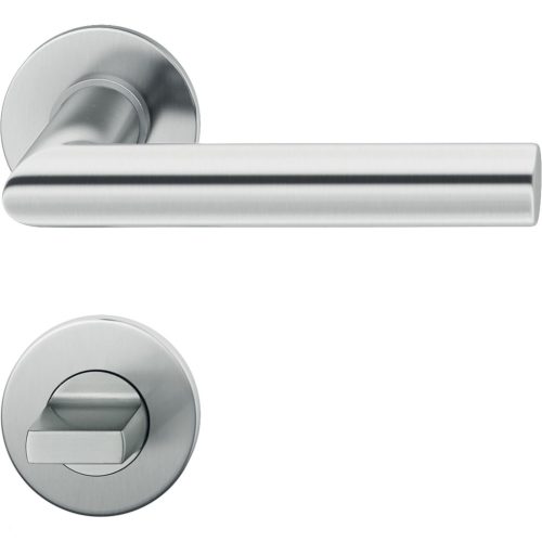 FSB kilincsgarnitúra 10 1076 lapos rozettás WC 38 - 42 nemesacél