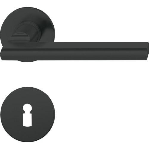 FSB kilincsgarnitúra 10 1035 lapos rozettás BB 38-42 alumínium fekete