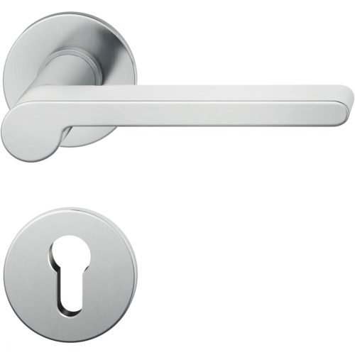 FSB kilincsgarnitúra 10 1021 lapos rozettás PZ 38 - 42 nemesacél