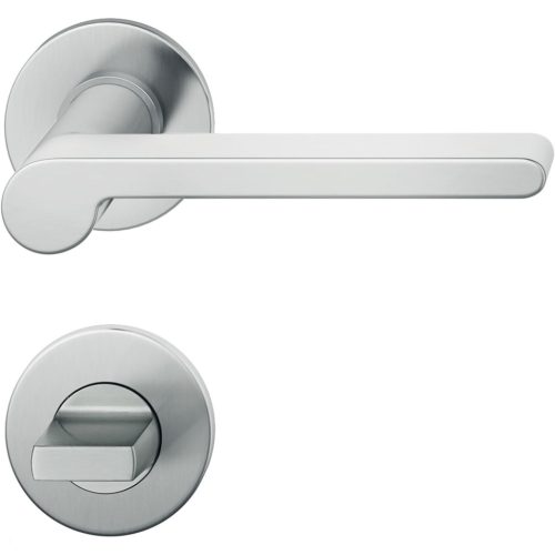 FSB kilincsgarnitúra 10 1021 lapos rozettás WC 38 - 42 nemesacél