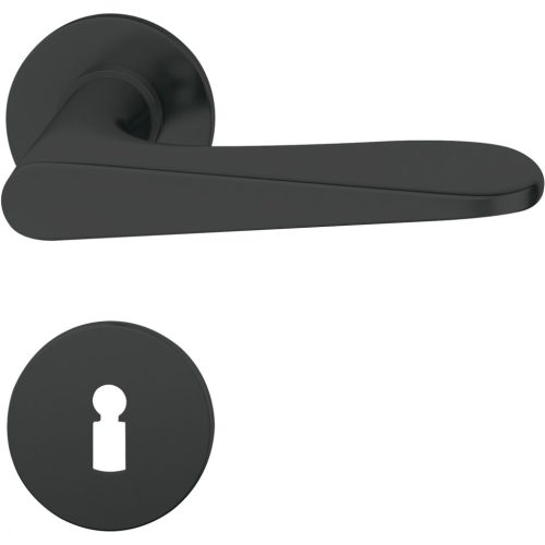 FSB rozettás kilincsgarnitúra 10 1144 lapos rozetta BB 38 - 42 fekete matt