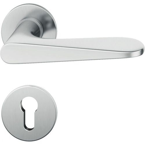 FSB kilincsgarnitúra 10 1144 lapos rozettás PZ 38 - 42 nemesacél