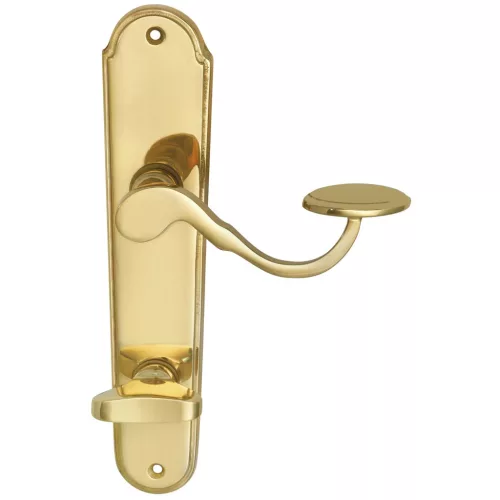 Marchesi hosszúpajzsos kilincsgarnitúra FH POSTHORN WC 90 sárgaréz polírozott