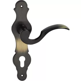   Marchesi hosszúpajzsos kilincsgarnitúra FH FORMAFORMA PZ 88 patinál sárgaréz